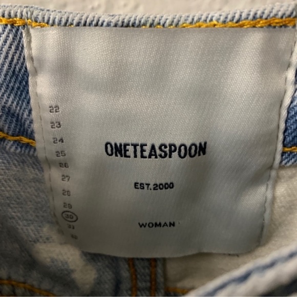 One Teaspoon Bonita Bleach Affect Shorts size 30 - Picture 7 of 7